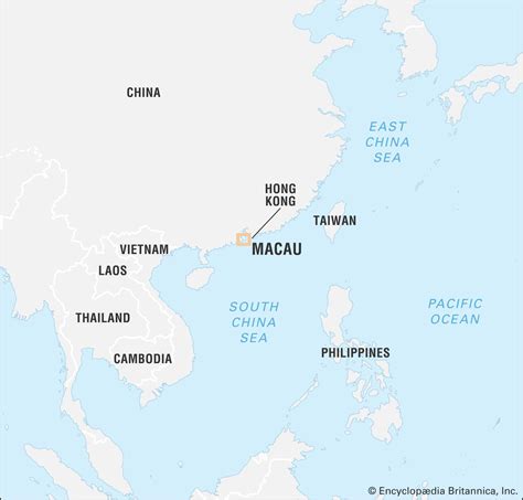 where is macau china located.